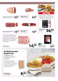 HANOS folder | Courant Pagina 9: Lamsbrisket UK €14,95, Van der Zee spek om te bakken €13,95