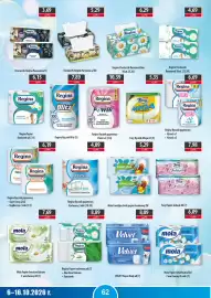 DUO-TES gazetka Strona 62: Regina Chusteczki Rumianek Box €6,29, Regina Ręcznik papierowy Power a1 €4,09