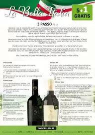 BelBev folder Pagina 4: La Bella Italia 52+1 3 PASSO 75 cl GRATIS Wij kozen voor de biologische wijn 3 Passo van het