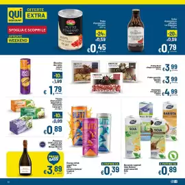 Volantino Qui Discount Pagina 10: Beverage vegetale Idea Natura gusti assortiti €0,89, Prosecco Borgo Manno €3,89