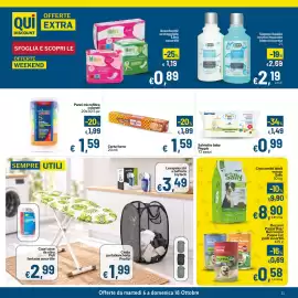 Volantino Qui Discount Pagina 11: Sapone liquido Jkare €2,19, Carta forno Ottimo €1,59