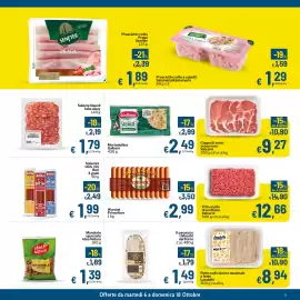 Volantino Qui Discount Pagina 3: Wurstel Primofiore €2,99, Petto pollo bianco nazionale Landolfo €8,94