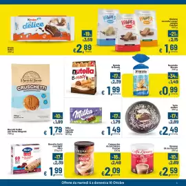 Volantino Qui Discount Pagina 5: Torta stelline Manidul €2,49, Milka barrette milkinis €1,49