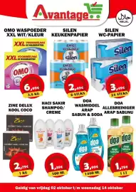 Avantage Supermarkt folder Pagina 11: Silen wc-papier €3,49, Omo waspoeder xxl wit/kleur €6,99