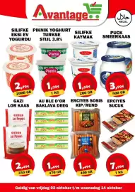 Avantage Supermarkt folder Pagina 4: Au ble d'or baklava deeg €1,69, Erciyes sosis kip/rund €1,49