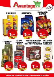 Avantage Supermarkt folder Pagina 9: Mahmood koffie €2,69, Caykur Rize Thee €3,39