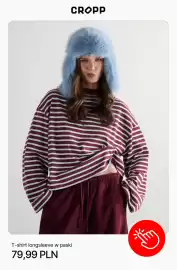 Cropp gazetka Strona 3: T-shirt longsleeve w paski Cropp €79,99