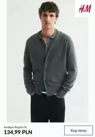H&M gazetka tydzień 41 Strona 5: Kardigan Regular Fit H & M €134,99