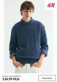 H&M gazetka tydzień 41 Strona 6: Puszysty sweter Regular Fit H & M €134,99