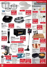 Kaufland leták týden 41 Strana 5: Sada talířů €149,90, Forma do horkovzdušné fritézy silikonová €79,90