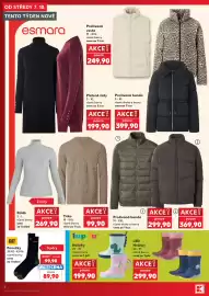Kaufland leták týden 41 Strana 6: Prošívaná bunda €299,90, LED Holínky €299,90