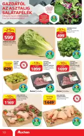 Auchan akciós újság hét 41 Oldal 10: AUCHAN COLLECTION HÁZTÁJI SERTÉS LAPOCKA €1.899,00, Római saláta €599,00