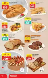 Auchan akciós újság hét 41 Oldal 18: AUCHAN KEDVENC DOBOS TORTA €799,00, AUCHAN KEDVENC KAKAÓS KALÁCS €589,00