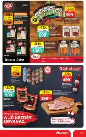 Auchan akciós újság hét 41 Oldal 21: PICK PICKSTICK SNACK €599,00, NÁDUDVARI RAKOTT, ERDÉLYISZALONNA €399,00