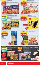 Auchan akciós újság hét 41 Oldal 28: CLASSIC GYORSFAGYASZTOTT HEKKFILÉ €1.999,00