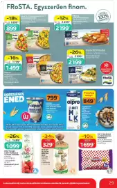 Auchan akciós újság hét 41 Oldal 29: PÖTTYÖS ÓRIÁS LAKTÓZMENTES TÚRÓ RUDI €1.699,00