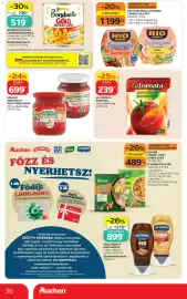 Auchan akciós újság hét 41 Oldal 36: Bonduelle Gold Csemegekukorica €739,00, RIO MARE Insalatissime tonhalsaláta €1.199,00