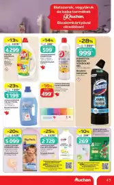 Auchan akciós újság hét 41 Oldal 43: Domestos Zéró WC Vízkoóldó Gél €999,00, AUCHAN KEDVENC PAPÍR ZSEBKENDŐ €499,00