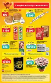 Auchan akciós újság hét 41 Oldal 52: PRINGLES XXL SNACK €1.189,00, Lindt Lindor desszert €2.599,00
