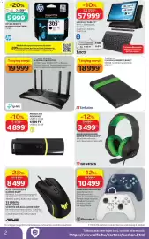 Auchan akciós újság hét 41 Oldal 2: POUCE C170 PENDRIVE €4.899,00, HOCO A12 TABLET €57.999,00