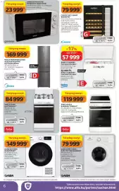 Auchan akciós újság hét 41 Oldal 6: BEKO CF100EWN FAGYASZTÓLÁDA €57.999,00, AMICA 55346 GÁZTŰZHELY €84.999,00