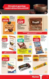 Auchan akciós újság Oldal 5: LINDT TÁBLÁS CSOKOLÁDÉ HOZZÁADOTT CUKOR NÉLKÜL €2.119,00