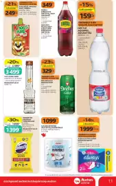 Auchan akciós újság | Szupermarket Oldal 11: Dreher Gold Dobozos Sör €329,00, KUBU PŰRÉ, IMMUNO VAGY TÍZÓRAI €249,00