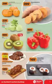 Auchan akciós újság | Szupermarket Oldal 5: Piros Kaliforniai Paprika €999,00, PORCUKROS LINZER VAGY ISCHLER €169,00