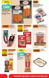 Auchan akciós újság | Szupermarket Oldal 6: CSABAI SZÁRAZKOLBÁSZ €2.039,00