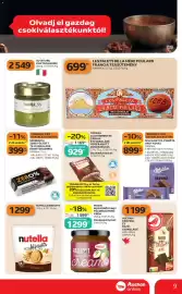 Auchan akciós újság | Szupermarket Oldal 9: Milka Ostya, Piskóta vagy Keksz €899,00, NUTELLA Biscuits €1.299,00