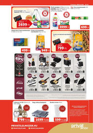PRIVÁT akciós újság hét 41 Oldal 8: Persil mosópor €3.999,00, Nagy edénycsöpögtető €1.699,00