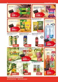 PRIVÁT akciós újság hét 41 Oldal 6: Coca-Cola €679,00, Sió gyümölcsital €549,00