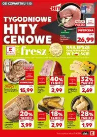Kaufland gazetka Strona 8: OD CZWARTKU 1.10 TYGODNIOWE HITY CENOWE fresz Kaufland HIT LAUR KLIENTA 2028 B Stoisko Mięsne