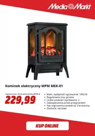 Media Markt gazetka Strona 4: Kominek elektryczny Mpm MEK-01 €229,99