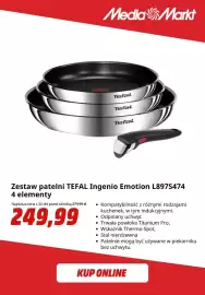 Media Markt gazetka Strona 5: Zestaw patelni Tefal Ingenio Emotion L897S474 4 elementy €249,99