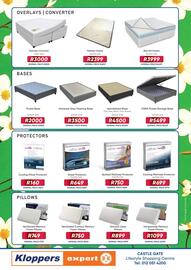 Kloppers catalogue Page 2: CNRA Fluted Storage Base €5.499,00, Ventilated Contour Memory Foam Pillows €750,00