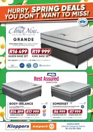 Kloppers catalogue Page 1: Cloud Nine GRANDE €16.499,00, SOMERSET €6.999,00