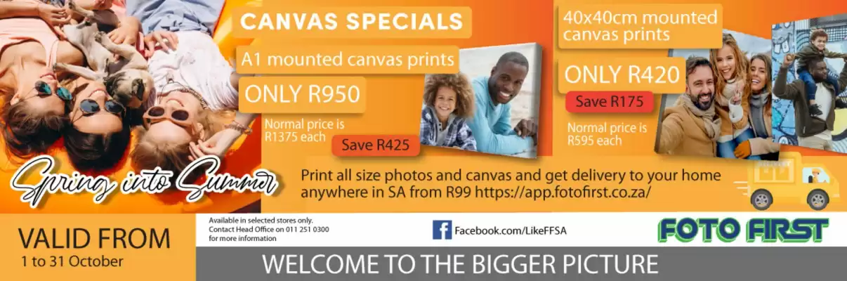 Foto First (valid until 31-10)