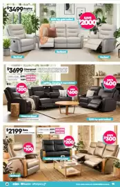 ComfortStyle Furniture & Bedding catalogue Page 11: Liverpool 3 Seater Lounge €3.699,00, Ezra 3 Seater Lounge €2.199,00
