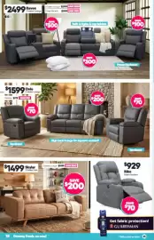 ComfortStyle Furniture & Bedding catalogue Page 12: Riko Power Recliner €929,00, Skylar 3 Seater Sofa €1.499,00