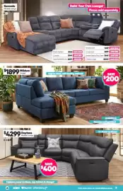 ComfortStyle Furniture & Bedding catalogue Page 7: Mildura Lounge €1.699,00, Daytona Modular Lounge €4.299,00