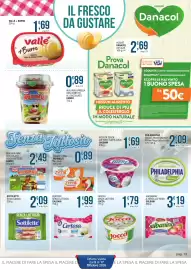 Volantino Maxi Sidis Pagina 13: Ricotta senza lattosio Santa Lucia €1,69, Yogurt zymil Parmalat €0,89