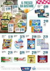 Volantino Maxi Sidis Pagina 14: Formaggio fresco mini Philadelphia Light €2,29, Feta Salakis Président €2,89