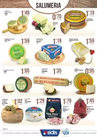 Volantino Maxi Sidis Pagina 2: Crema di maggio camoscio d'oro €1,59, Prosciutto cotto Prima Stella Negroni €1,79