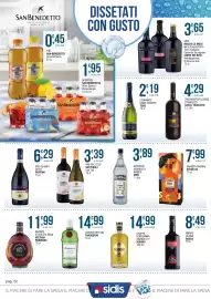 Volantino Maxi Sidis Pagina 22: Aperitivo Vermouth Bianco Gibò €3,89, London Dry Gin Tanqueray €14,99