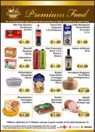 Volantino Mercati Alimentari Pagina 1: Vino Tavernello €1,50, Parmigiano Reggiano €21,90