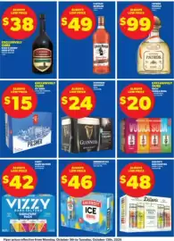 Real Canadian Liquorstore flyer week 41 Page 2: Guinness draught €24,00, PC Pilsner €15,00