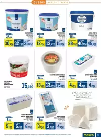 Catálogo Makro Página 13: Lafuente salsa de queso cheddar €13,19, Palancares queso fresco vaca €3,79