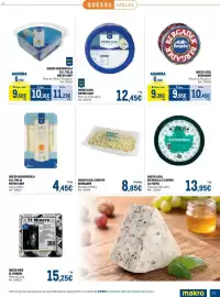 Catálogo Makro Página 21: Bergader queso azul cubitos €8,85, Metro Chef queso gorgonzola €4,45