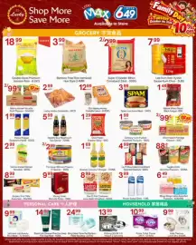 Lucky Supermarket flyer week 41 Page 1: Vifon instant porridge chicken €0,99, Purex toilet tissue €10,99